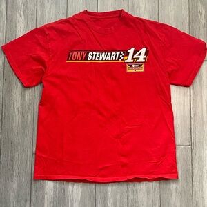 Red Tony Stewart Nascar Graphic T-Shirt